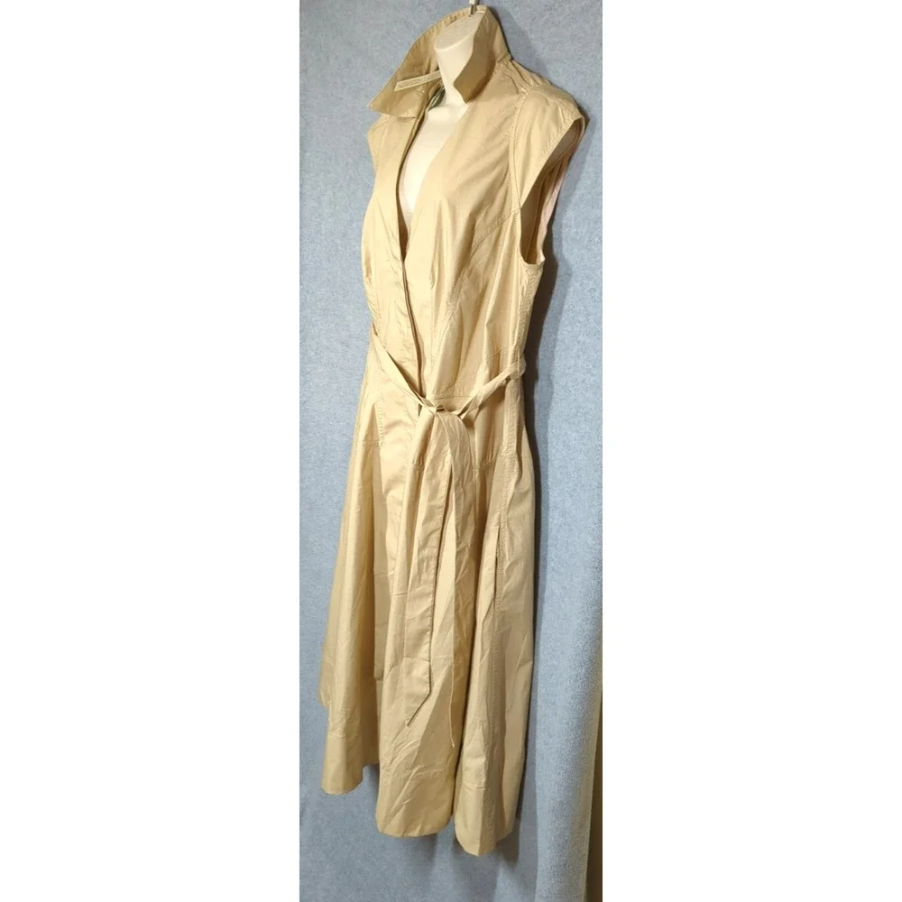 New Anthropologie Plus Maeve Midi Maxi Dress XL Button Up Sleeveless Minimalist - Picture 1 of 12